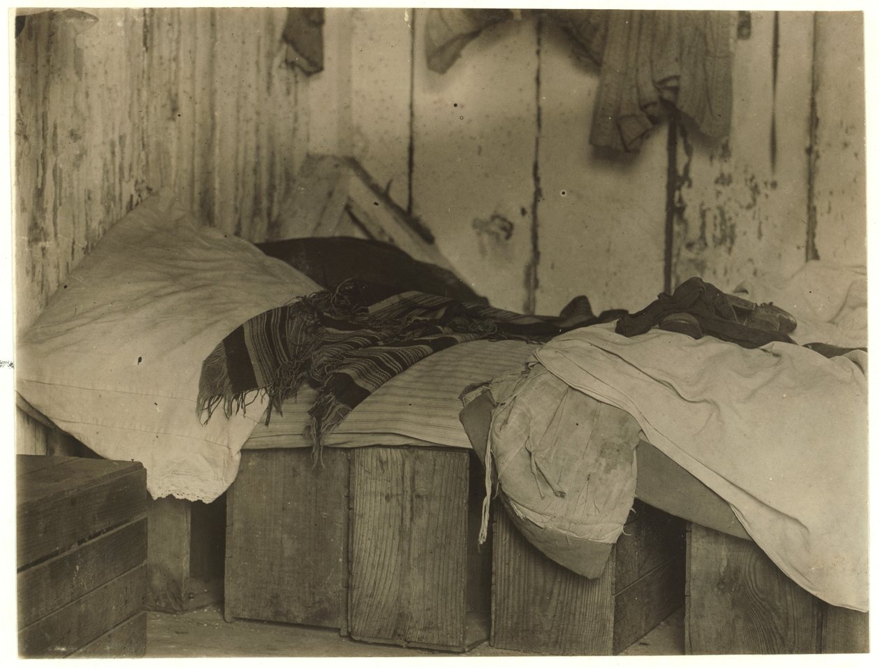 Forsythe&39;s Bog, तुर्की शहर, पेम्बर्टन, न्यू जर्सी, 1910 के पास क्रैनबेरी पिकर के लिए डी मार्को झोंपड़ी द्वारा लेविस विक्स हाइन