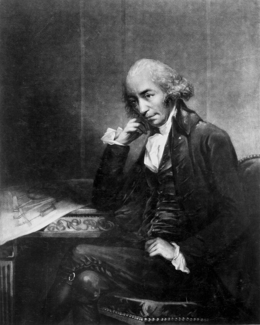 जेम्स वाट, स्कॉटिश इंजीनियर, c 1793 द्वारा अज्ञात अज्ञात