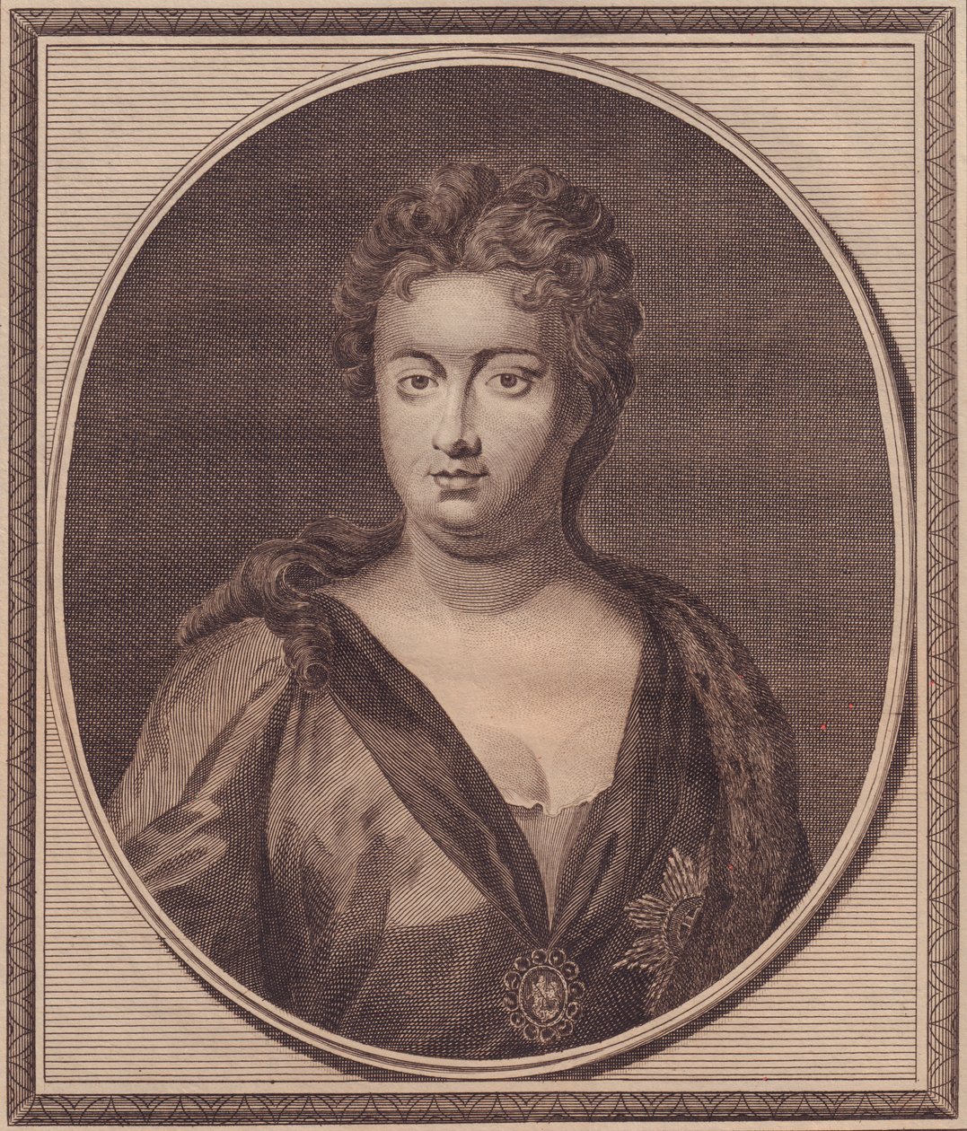ग्रेट ब्रिटेन की रानी ऐनी स्टुअर्ट का पोर्ट्रेट (1665-1714), जॉन गोल्डर द्वारा तांबे की नक्काशी (1729-1795) जी नेलर की पेंटिंग से द्वारा अज्ञात अज्ञात