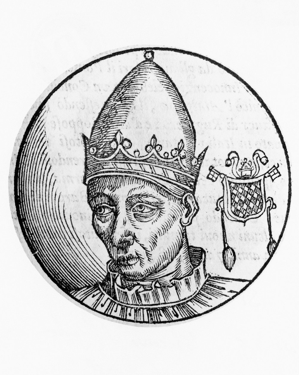 Celestine II का पोर्ट्रेट (Guido Guelfuccio de Castello, मृत्यु 1144) द्वारा अज्ञात अज्ञात