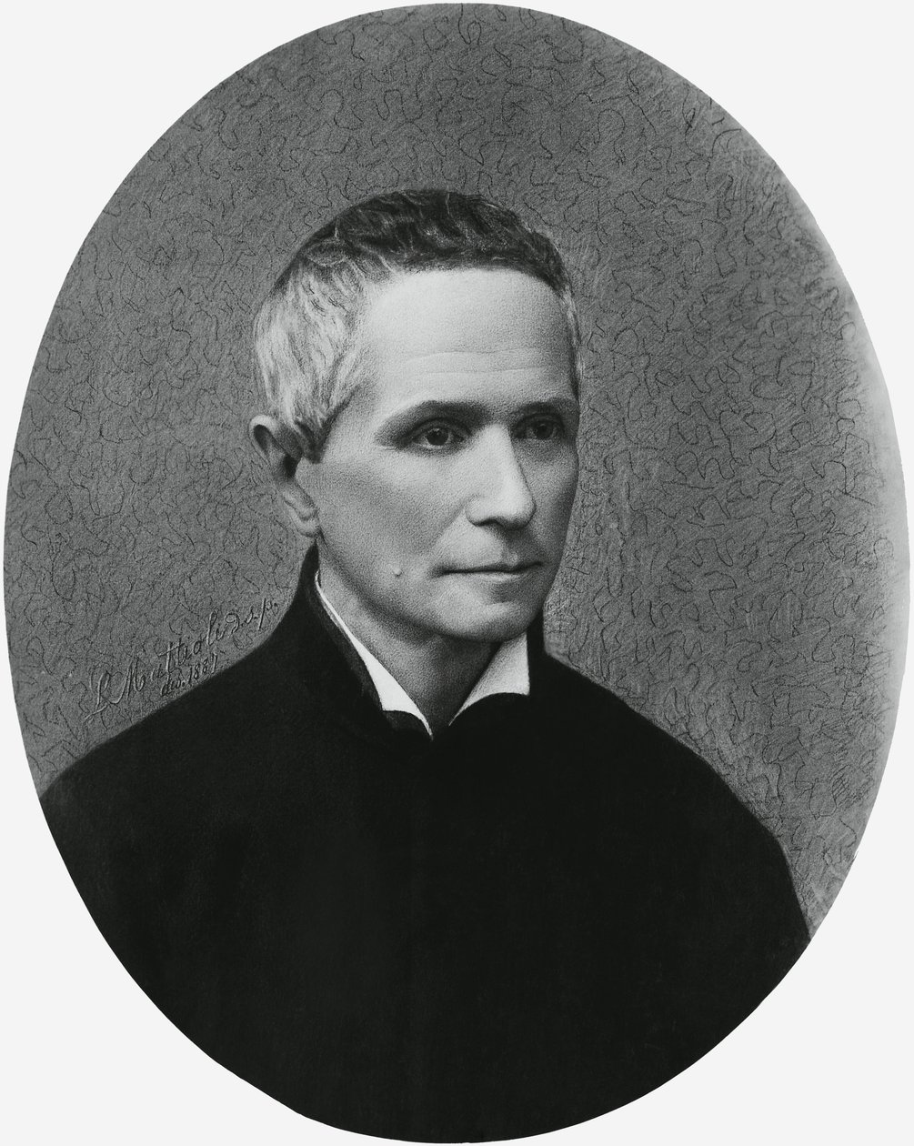 Giulio Isdegerde Cecchi का पोर्ट्रेट, जिसे पिता फ़िलिपो Cecchi (1822-1887), इतालवी भौतिक विज्ञानी, मौसम विज्ञानी और आविष्कारक, उत्कीर्णन के रूप में जाना जाता है द्वारा अज्ञात अज्ञात