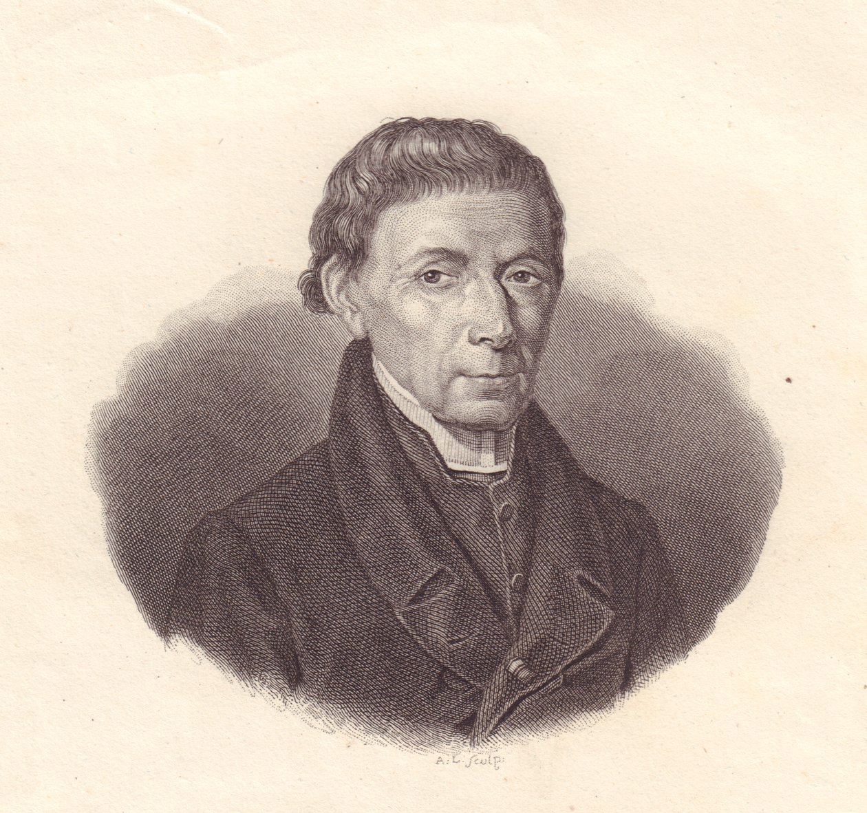 इतालवी गणितज्ञ और खगोलशास्त्री बरनबा ओरियानी (1752-1832) का चित्र, डेमार्ची द्वारा ड्राइंग से तांबे की नक्काशी द्वारा अज्ञात अज्ञात