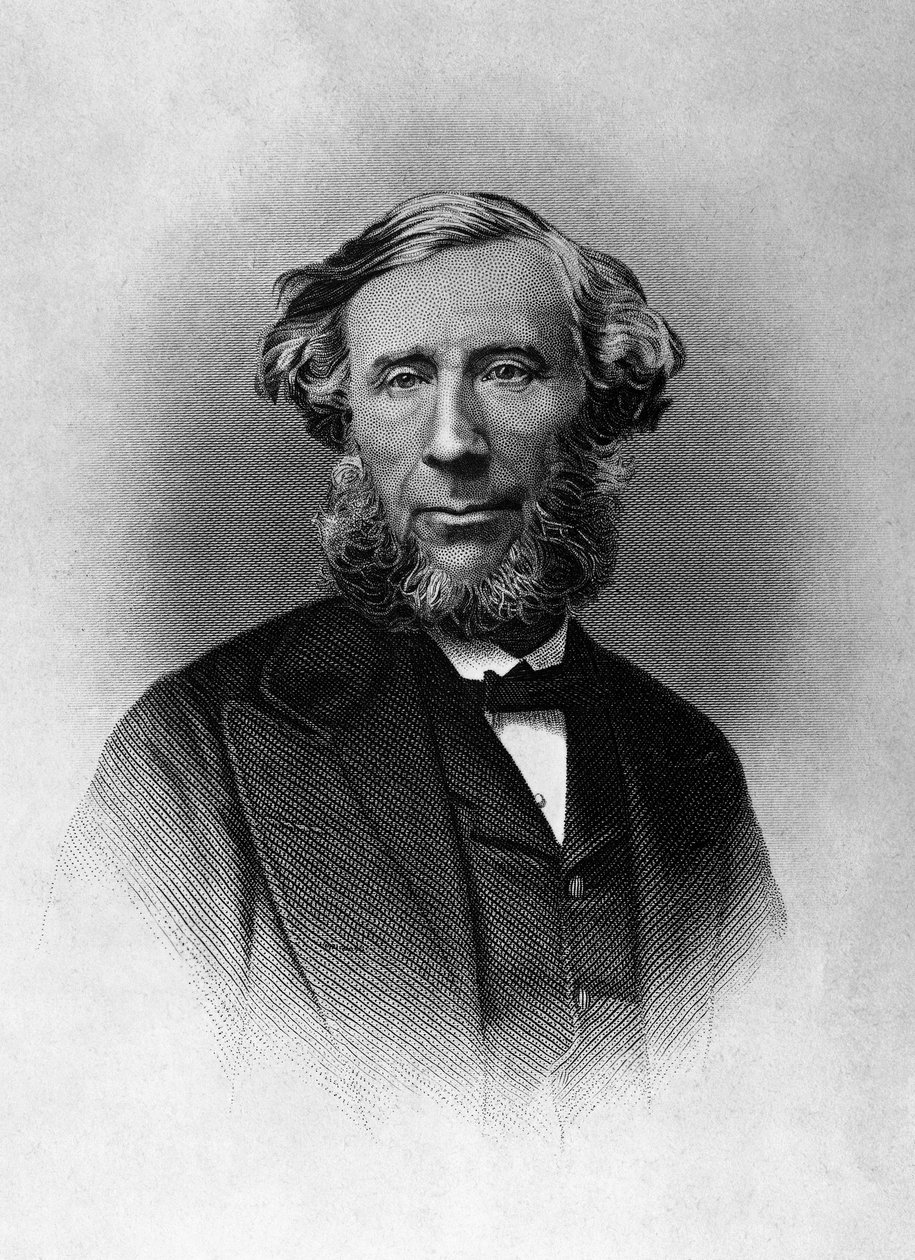 जॉन टिंडल का पोर्ट्रेट (1820-1893), आयरिश भौतिक विज्ञानी, उत्कीर्णन द्वारा अज्ञात अज्ञात