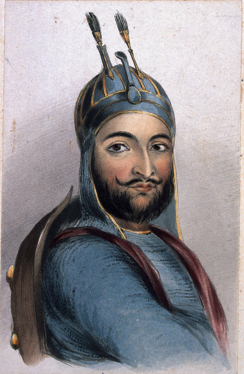 महमूद अकबर खान, 1842 द्वारा लेफ्टिनेंट विन्सेन्ट आइरे