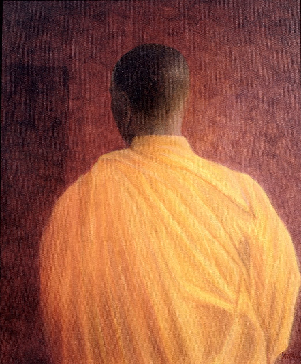 बौद्ध भिक्षु, 2005 (एक्रिलिक) द्वारा लिंकन सेलिगमैन