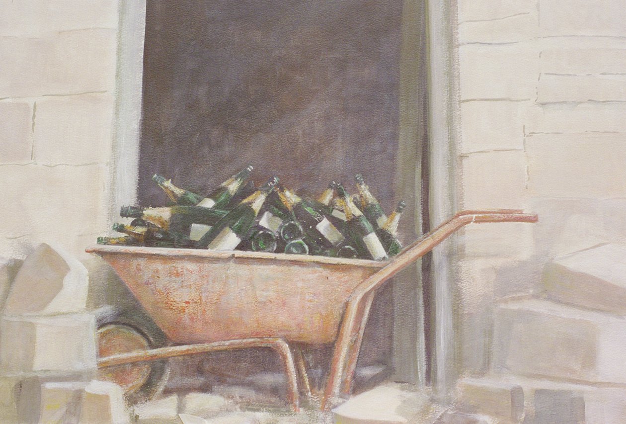 शैम्पेन व्हीलब्रो, 1985 (कैनवास पर एक्रिलिक) द्वारा लिंकन सेलिगमैन
