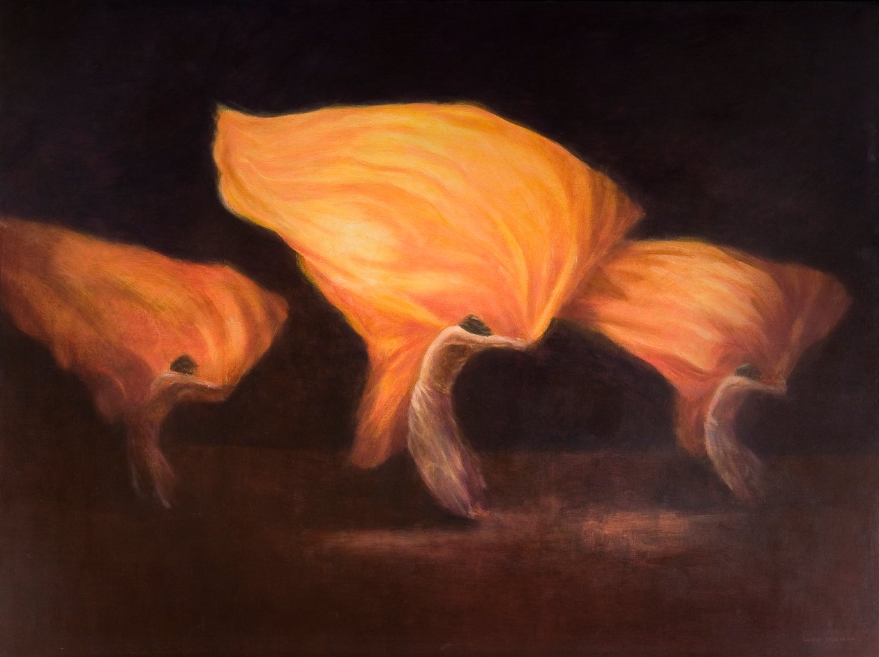 चीनी नर्तक, 2010 (कैनवास पर एक्रिलिक) द्वारा लिंकन सेलिगमैन