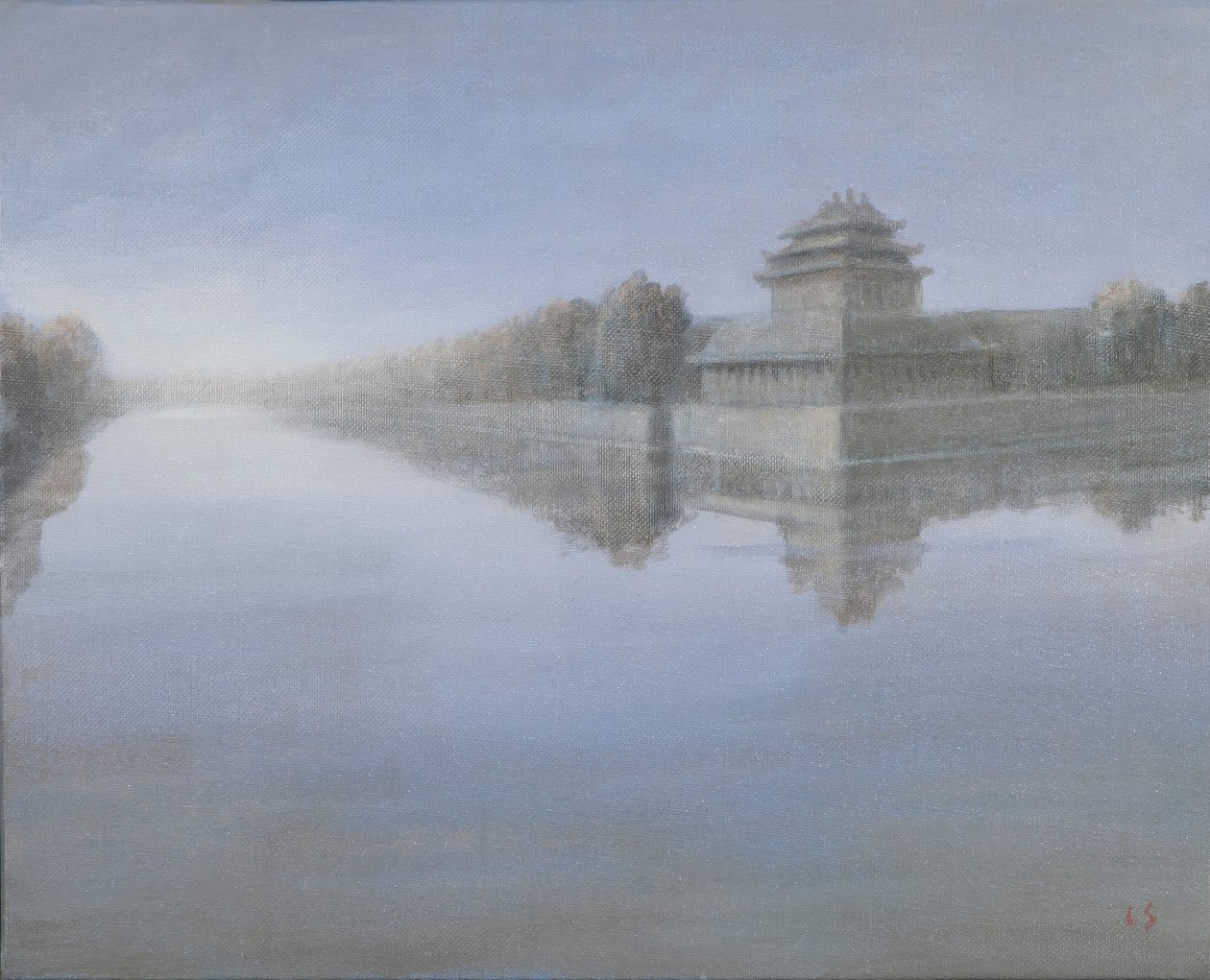 निषिद्ध शहर, 2012 (कैनवास पर एक्रिलिक) द्वारा लिंकन सेलिगमैन