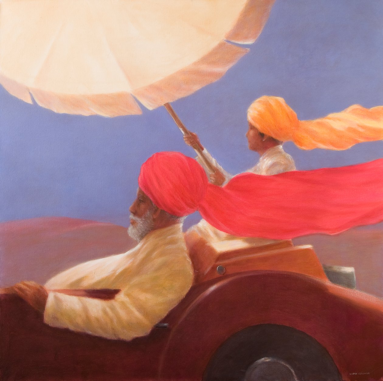 महाराजा स्पीड, 2010 (कैनवास पर एक्रिलिक) द्वारा लिंकन सेलिगमैन