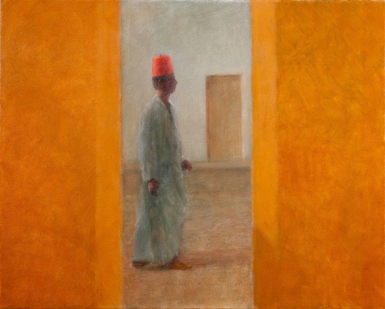 मैन, टैंगियर स्ट्रीट, 2012 (कैनवास पर एक्रिलिक) द्वारा लिंकन सेलिगमैन