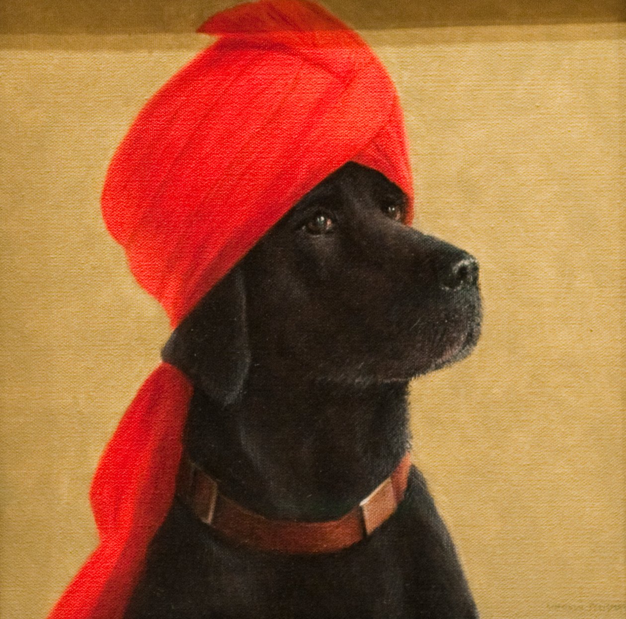 पीजेंट महाराजा, 2010 (कैनवास पर एक्रिलिक) द्वारा लिंकन सेलिगमैन