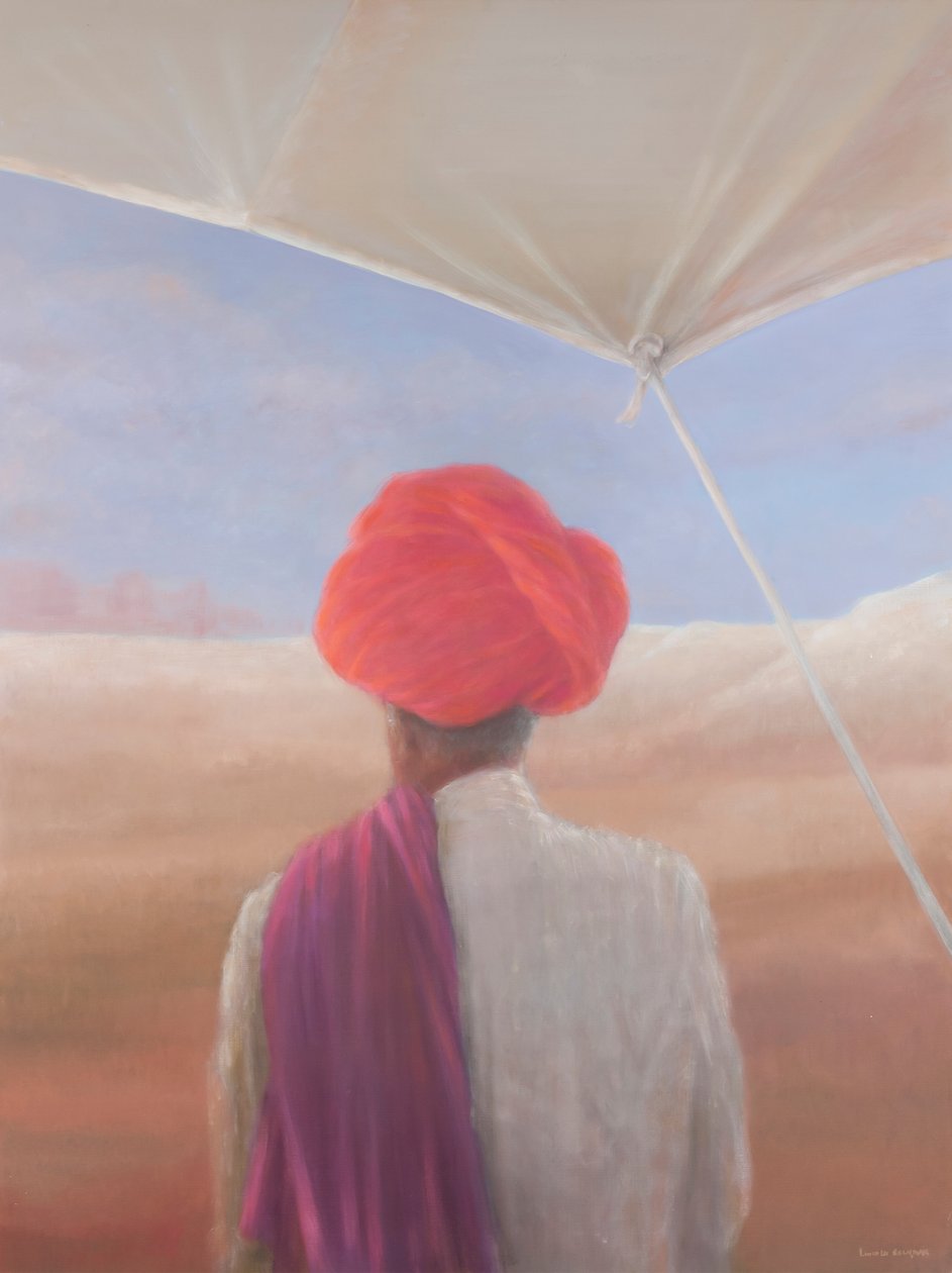 राजस्थान किसान, 2012 (कैनवास पर एक्रिलिक) द्वारा लिंकन सेलिगमैन