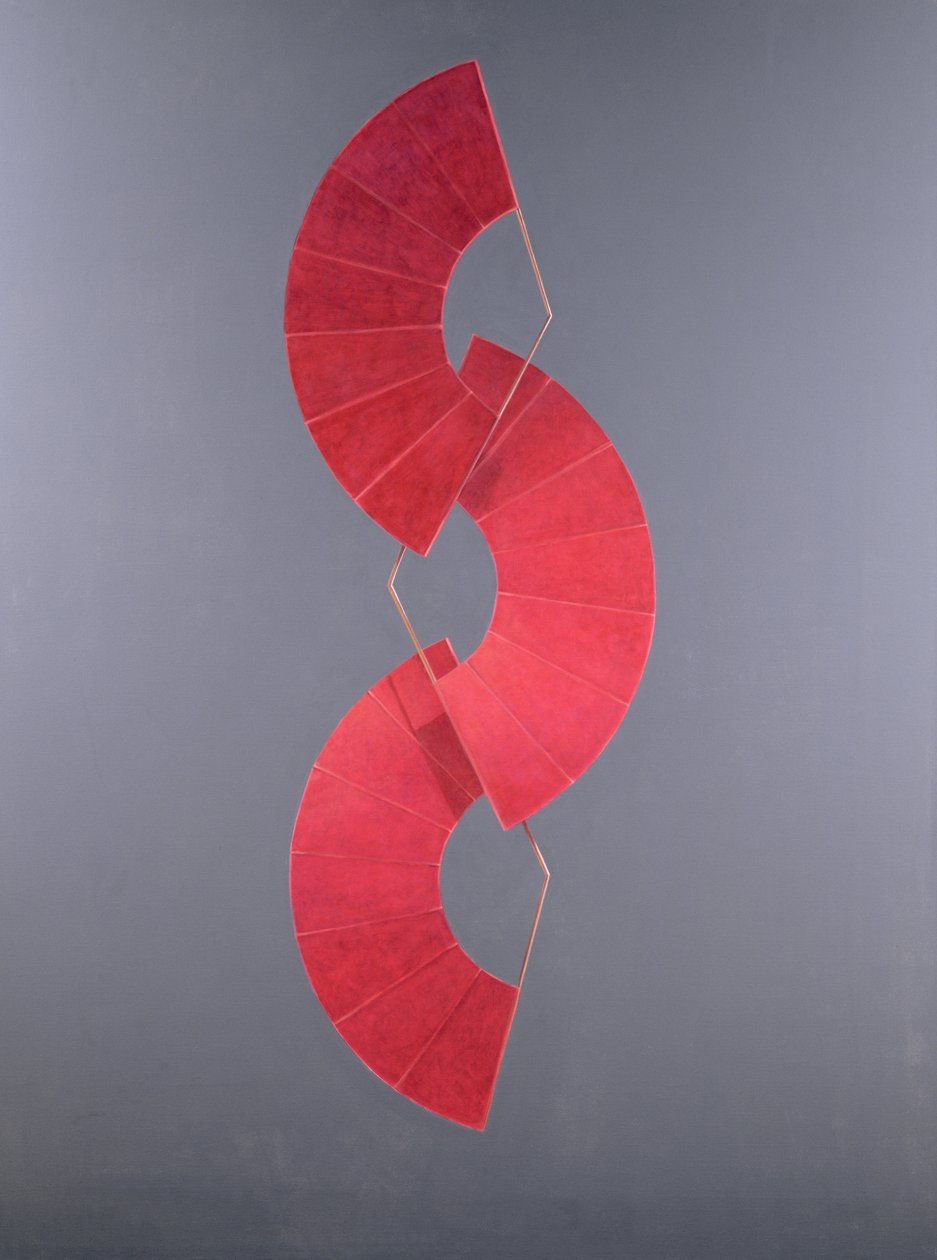 रेड फैंस, 2005 (एक्रिलिक) द्वारा लिंकन सेलिगमैन