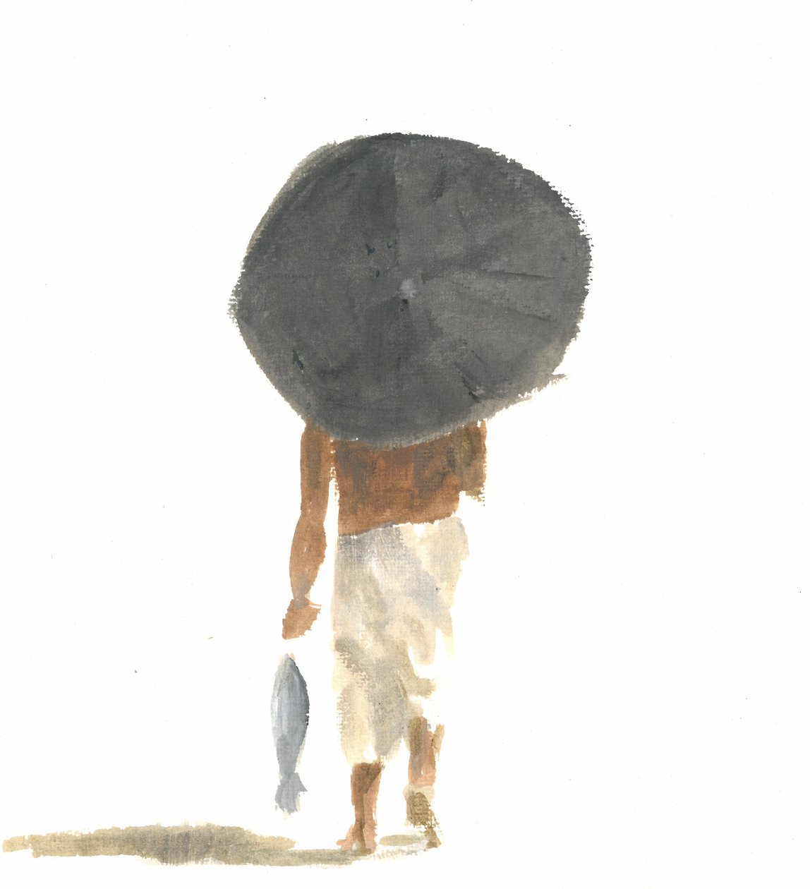 छाता और मछली, 2015 द्वारा लिंकन सेलिगमैन
