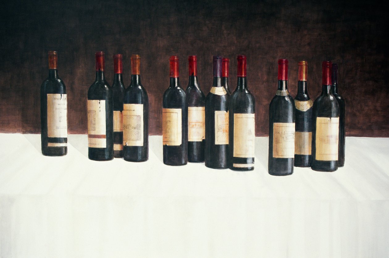 वाइनस्केप, रेड, 2003 (कैनवास पर एक्रिलिक) द्वारा लिंकन सेलिगमैन
