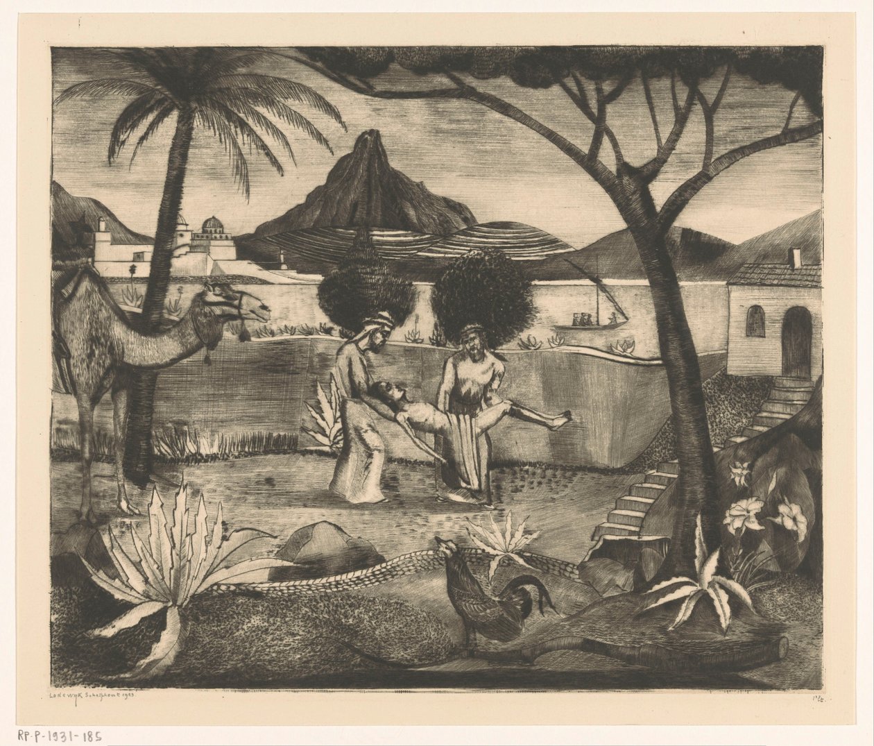  द्वारा Lodewijk Shelfhout (कलाकार द्वारा हस्ताक्षरित)