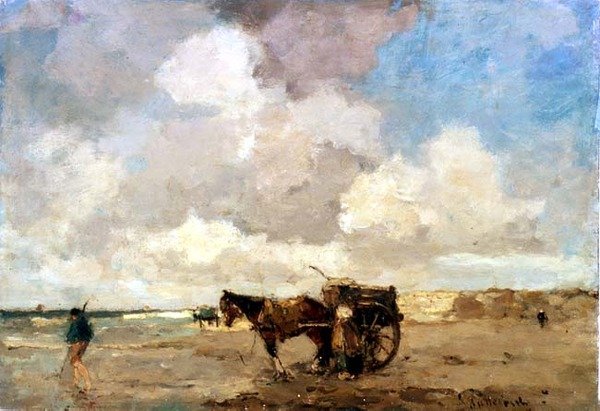 समुद्री शैवाल इकट्ठा करना द्वारा Lodewyk Philippus Stutterheim