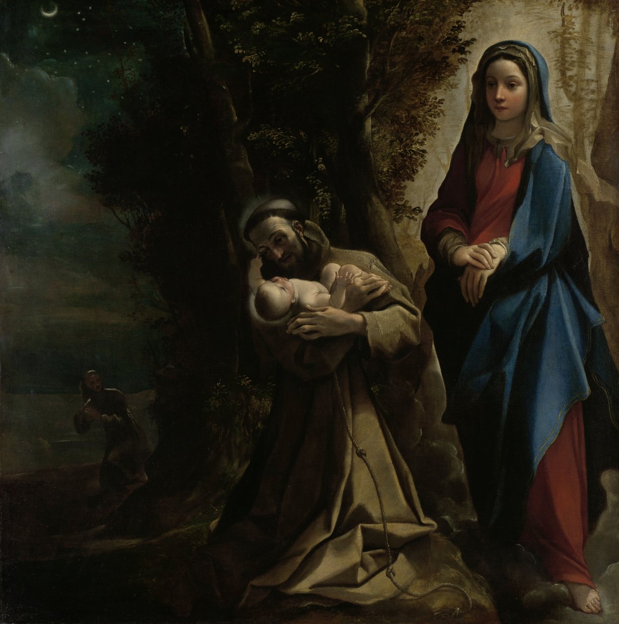 अस्सी के संत फ्रांसिस का विजन, 1585 द्वारा Lodovico Carracci