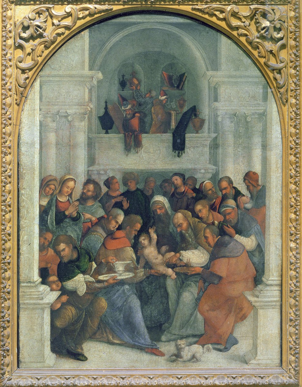 खतना (पैनल) द्वारा Lodovico Mazzolino
