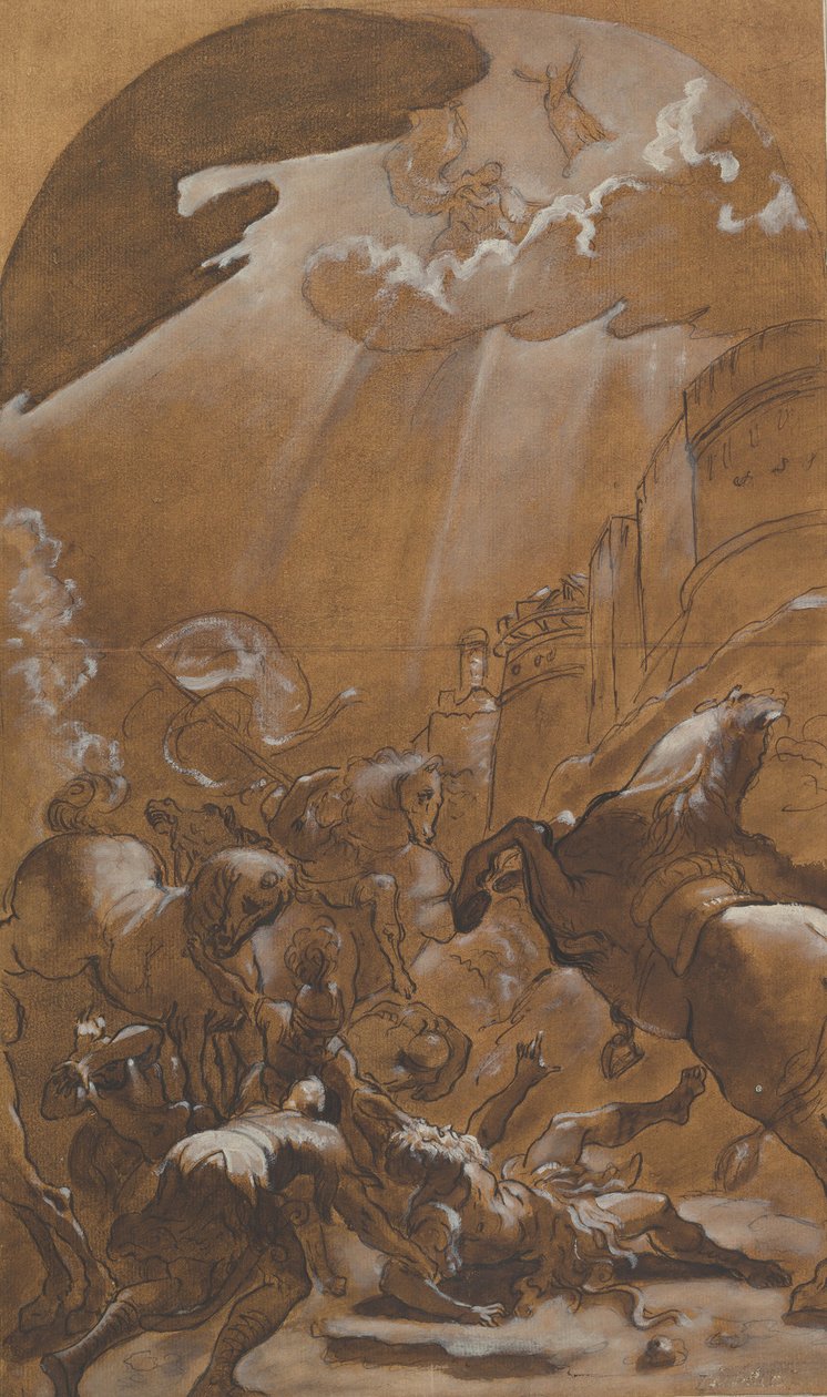 सेंट पॉल का रूपांतरण, सीए। 1587-89। द्वारा Lodovico Carracci