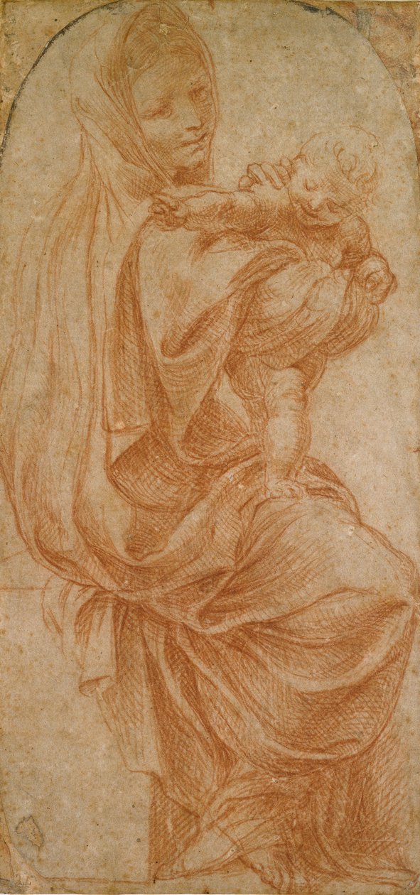 द वर्जिन एंड चाइल्ड, 1575-1619 द्वारा Lodovico Carracci