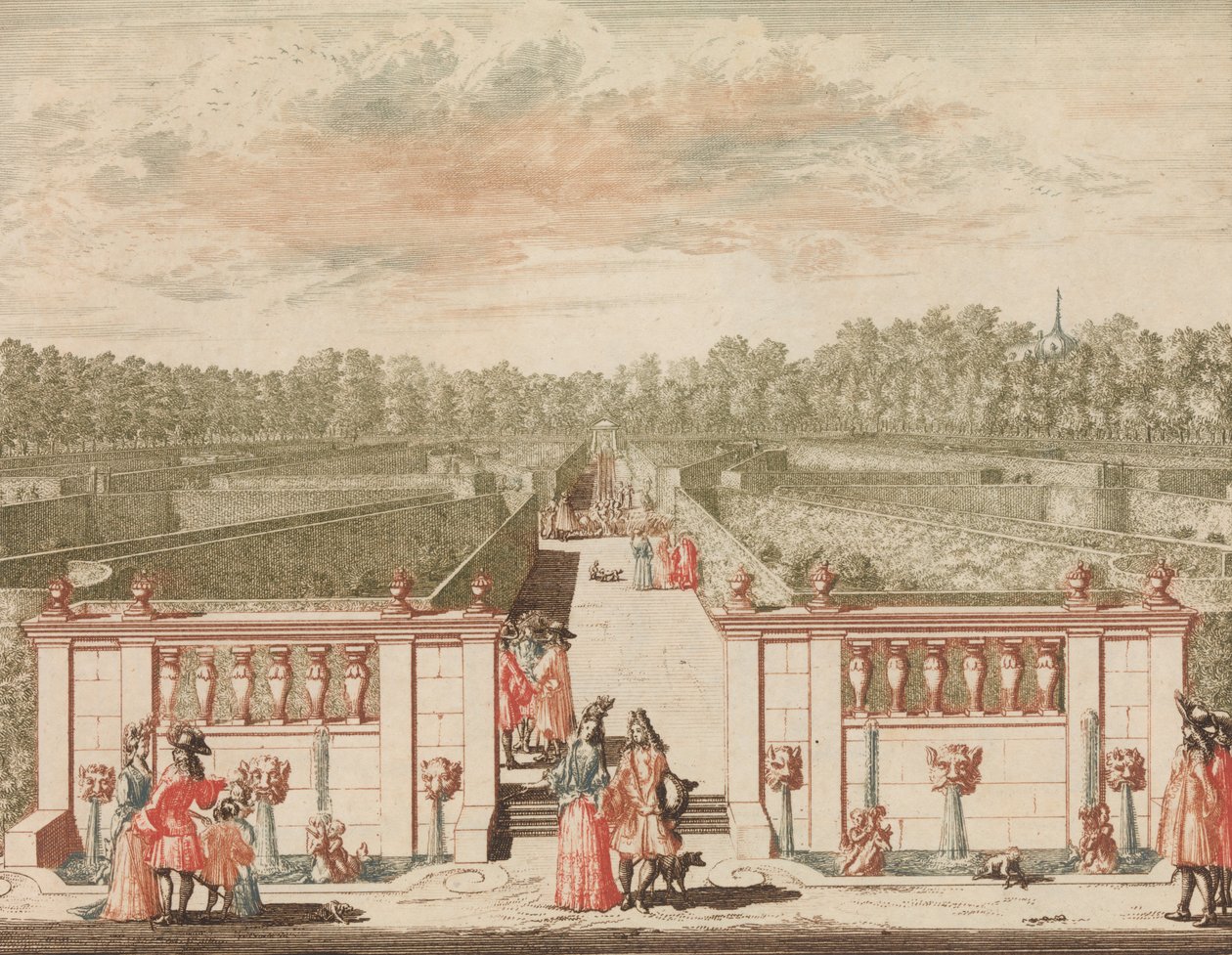 Het Groote Doolhof', in: Tooneel Der Voornaamste Nederlands Huizen, En Lust Hoven, Naar T..., nd. द्वारा लोरेंज शरम