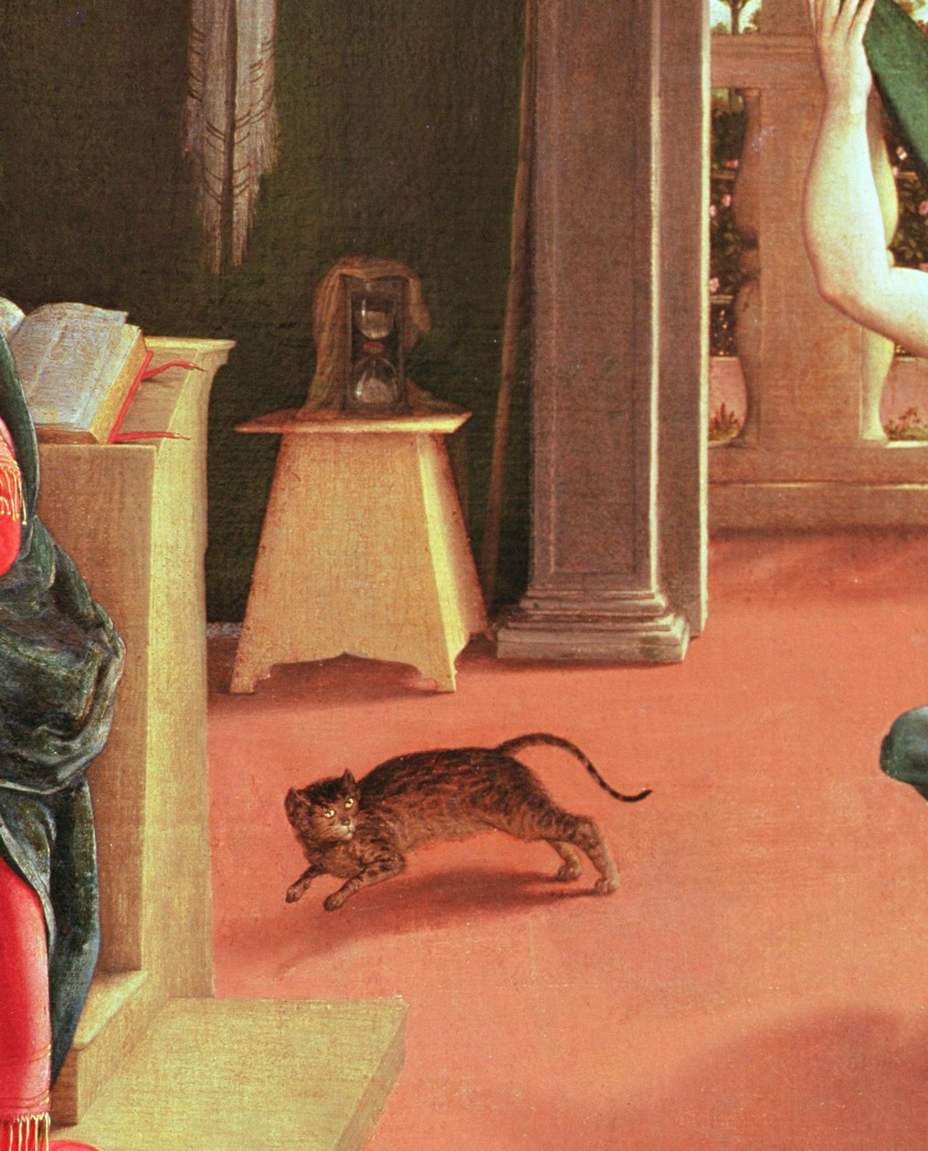 घोषणा, c.1534-35 (215996 का विवरण) द्वारा लोरेंजो लोट्टो