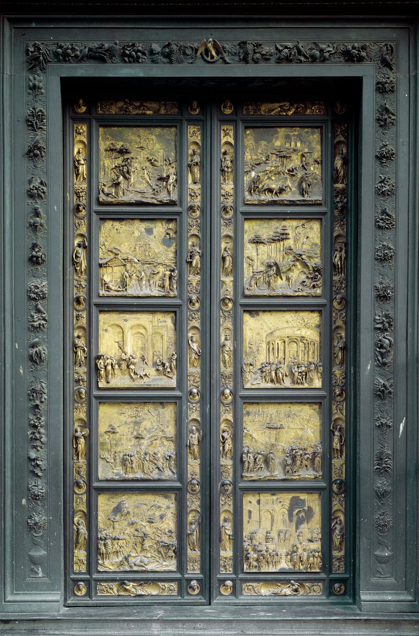 स्वर्ग का द्वार, घिबर्टी लोरेंजो द्वारा महसूस किया गया (1378-1443) द्वारा लोरेंजो घिबरती