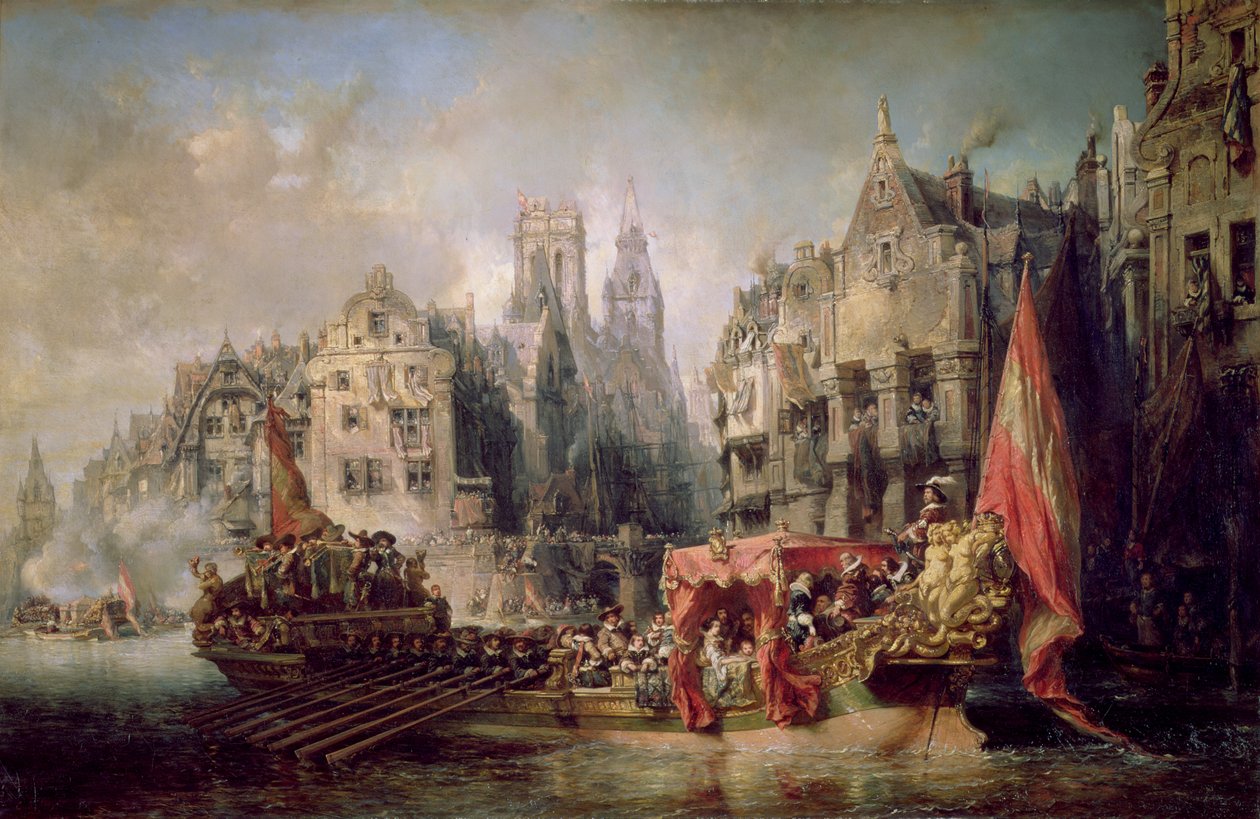 1567, 1844 में रोटरडम में फर्नांडो अल्वारेज़ डे टोलेडो, ड्यूक ऑफ अल्बा (1508-82) का आगमन द्वारा यूजीन इसाबे
