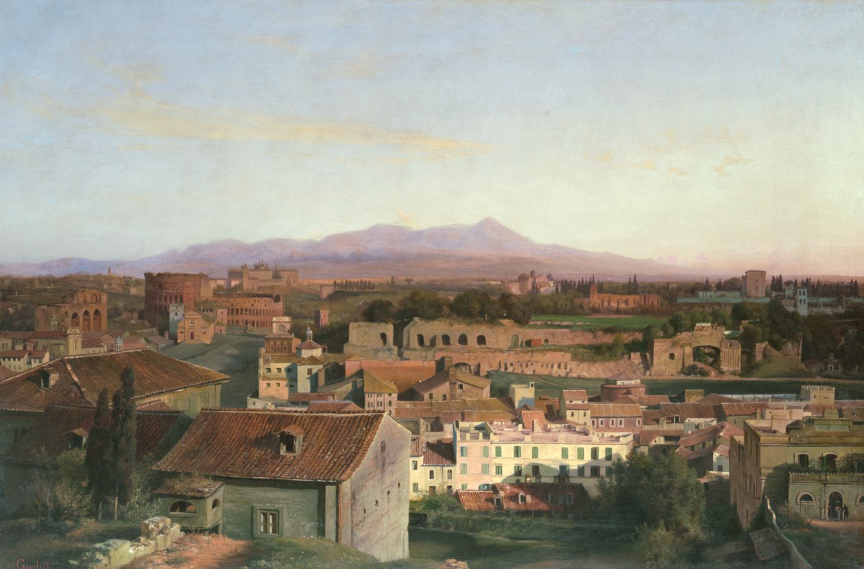 रोम, 1845 से देखें द्वारा लुइस गुरलिट