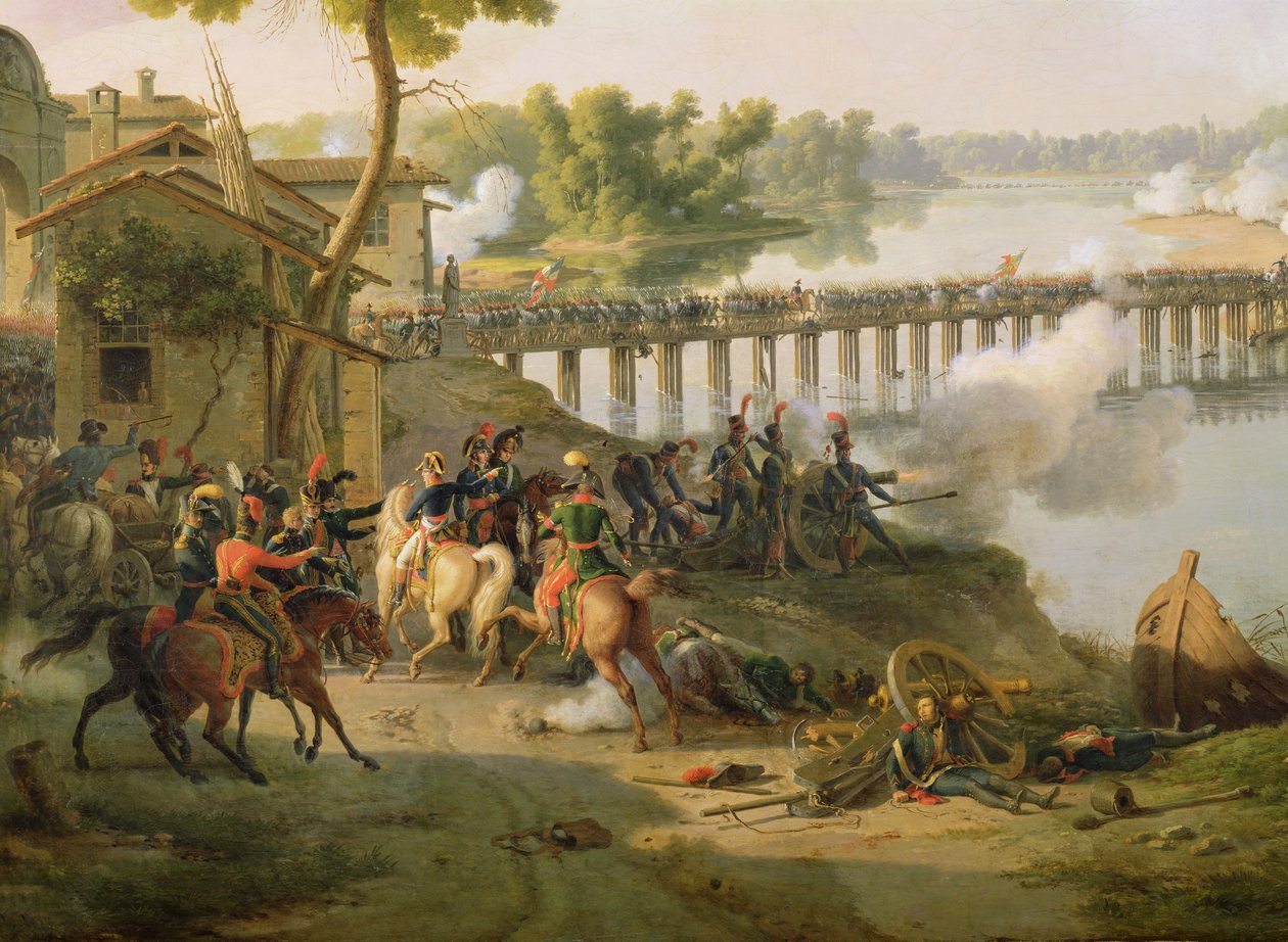 लोदी की लड़ाई, 10 मई 1796, नेपोलियन का विस्तार (1769-1821) और उनके कर्मचारी, c.1804 द्वारा लुई लेज्यून