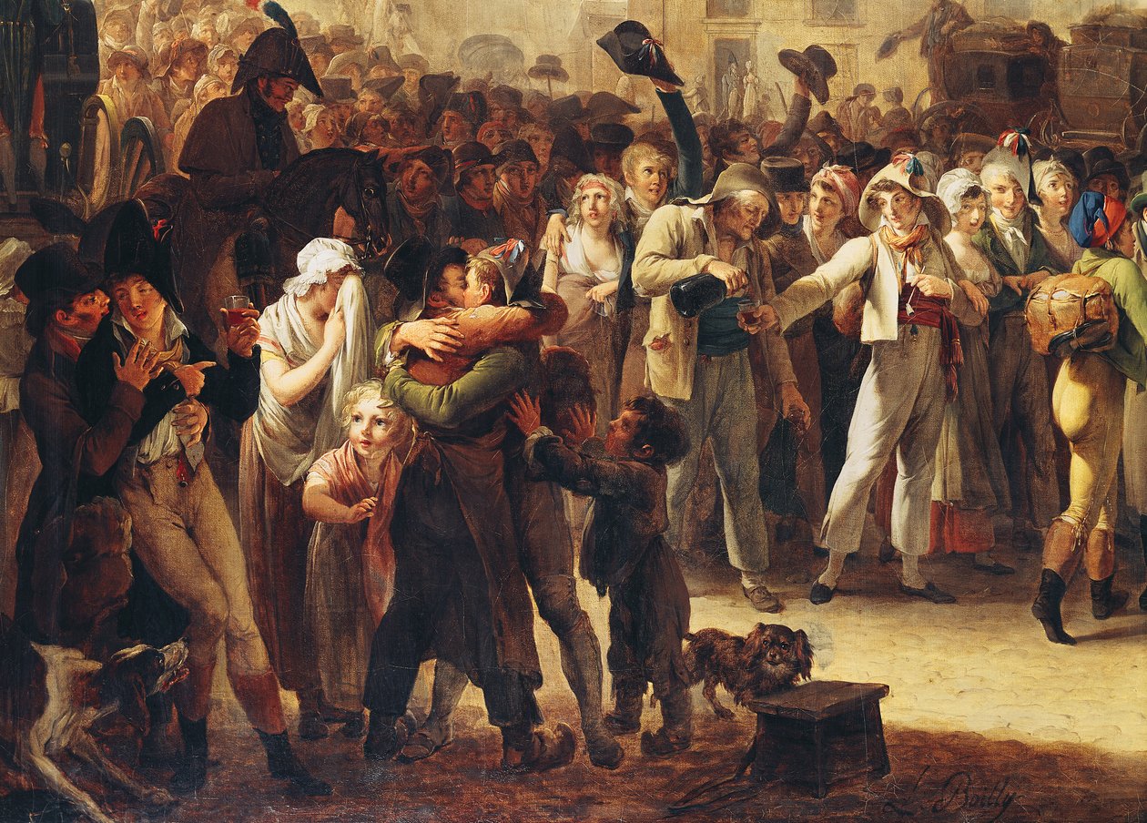 सेंट-डेनिस के गेट के 1807 मार्चिंग पास्ट के वर्णनों, विवरणों का विवरण (92387 अवांछित 254983 देखें) द्वारा लुई लियोपोल्ड बोइली