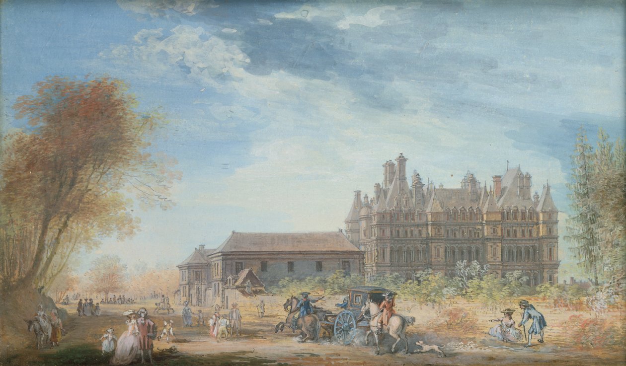 Chateau de मैड्रिड द्वारा लुई निकोलस डी लेस्पिनसे