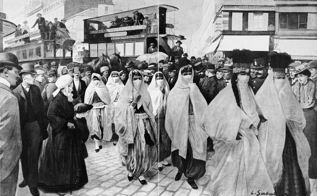 यूनिवर्सल प्रदर्शनी: प्राच्य रंगमंच के कलाकार, Trocadero, 1900 (184793 को भी देखें) द्वारा लुई रेमी सबेटियर