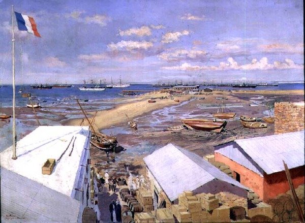 15 मई 1895 को मझुंगा में लैंडिंग द्वारा लुइस तिनैरे