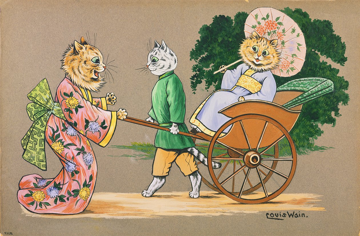 लव एट फर्स्ट साइट, c.1902-10 द्वारा लुई व्यर्थ
