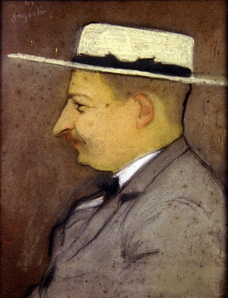 डॉक्टर हेनरी बौर्ज, c.1890 (पेस्टल) द्वारा लुई एंकेटिन