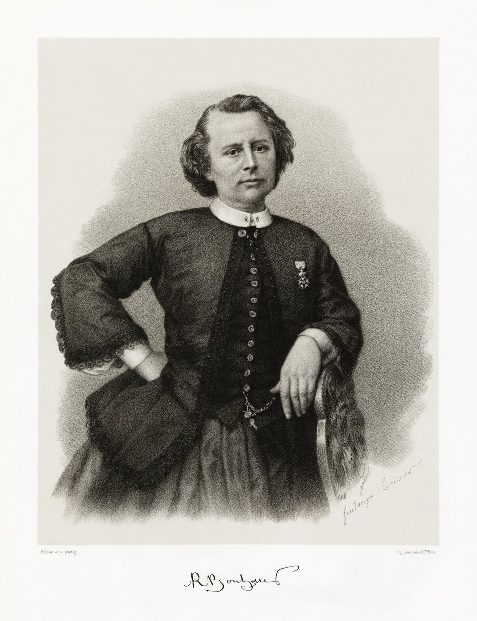 रोज़ाली बोन्हुर, 1865-66 द्वारा लुई अगस्टे बिसन