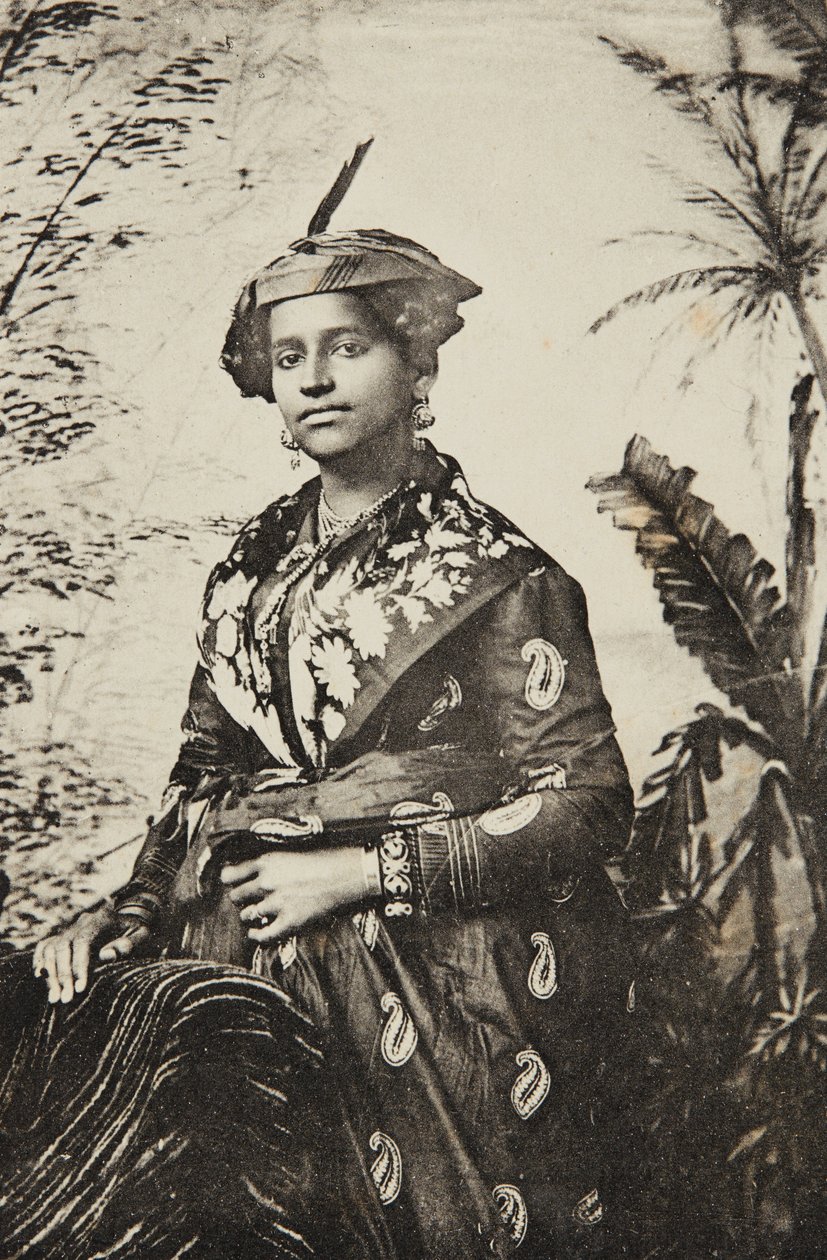 मार्टीनिक - टाइप और क्रियोल कॉस्टयूम, सीए। 1920. द्वारा लुई बाउरे