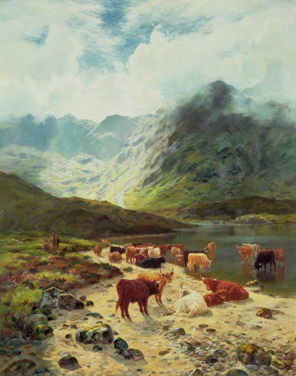 रॉस-शायर लोच, 1888 द्वारा लुई बोसवर्थ को चोट लगी