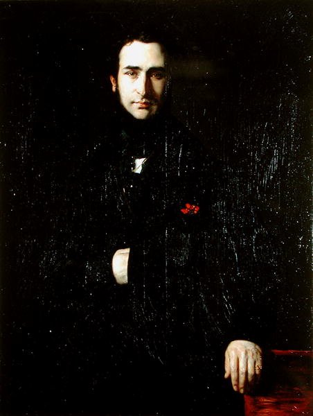 एंटोनी जोबर्ट डी लैम्बले (1799-1867) 1837 (कैनवास पर तेल) द्वारा लुई बूलैंगर