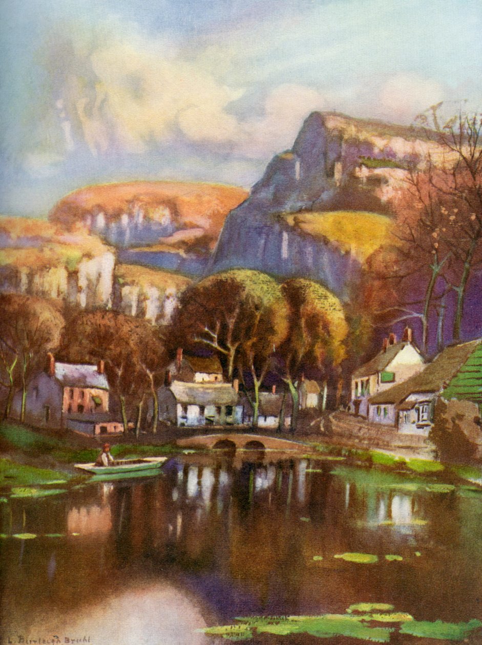 चेडर गॉर्ज, समरसेट, 1924-1926। द्वारा लुइस बर्लेघ ब्रुहल