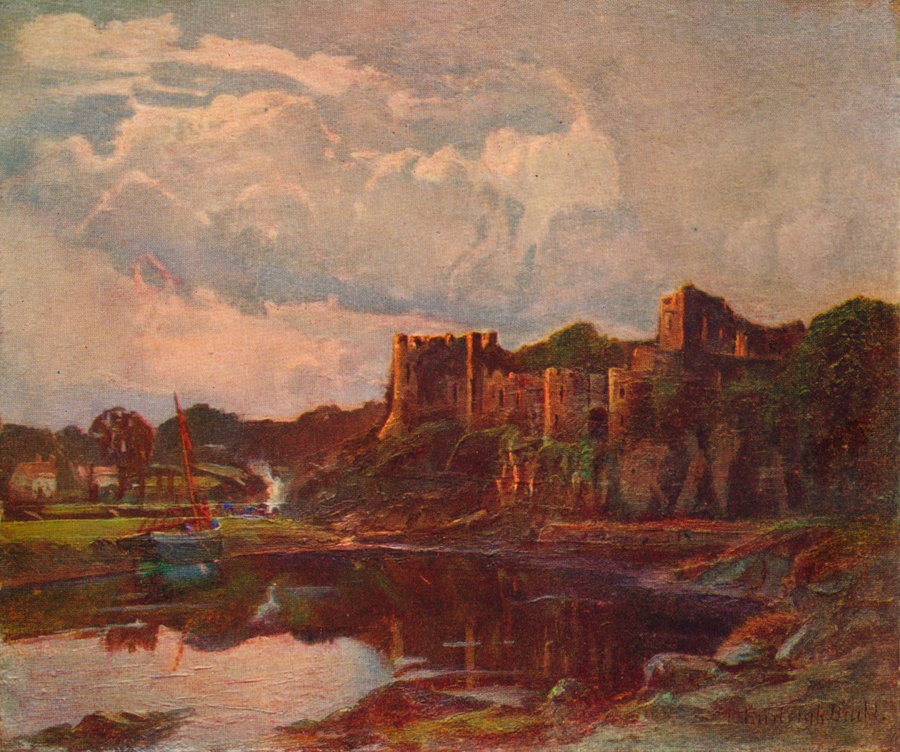 चेप्स्टो कैसल, c1862-1924, 1924 द्वारा लुइस बर्लेघ ब्रुहल