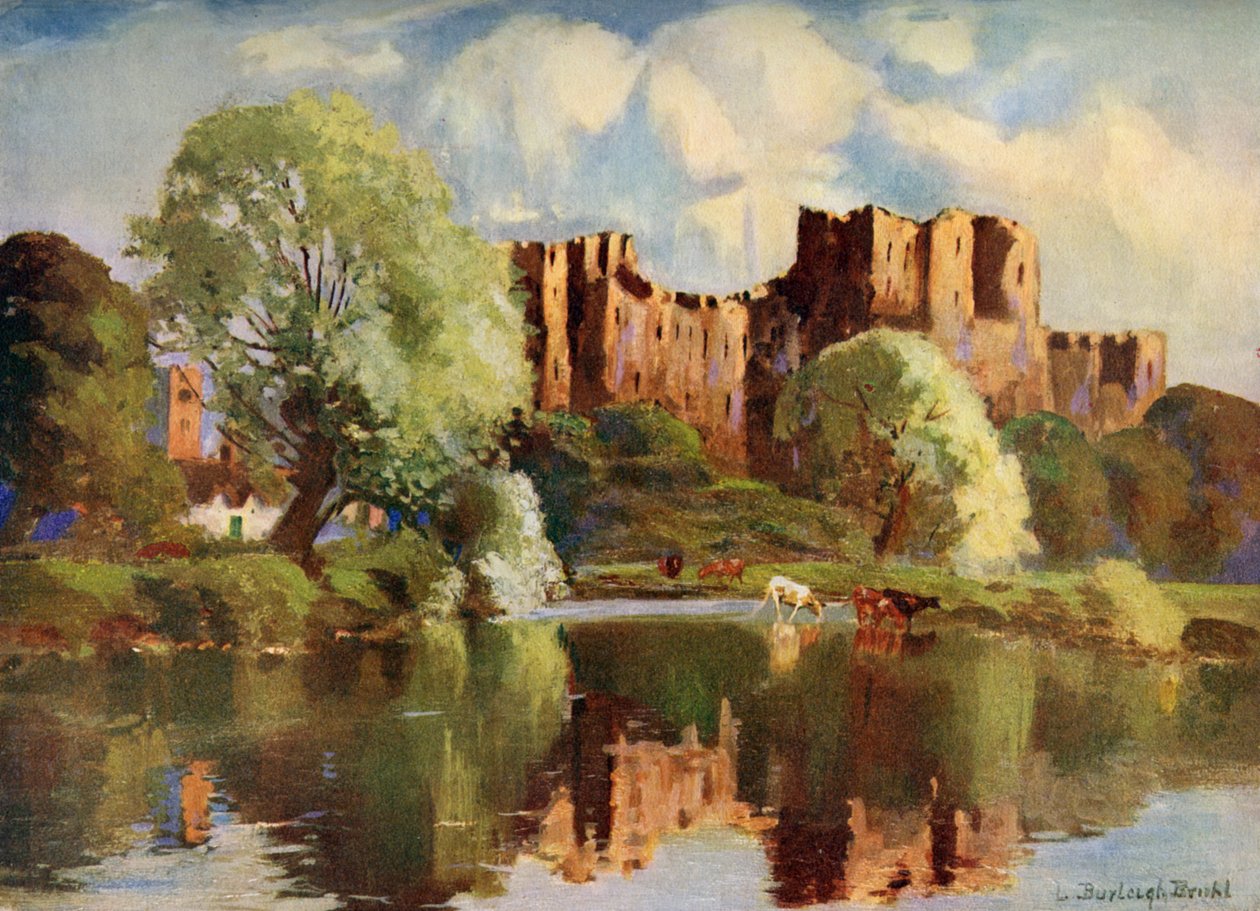 लुडलो कैसल, श्रॉपशायर, 1924-1926। द्वारा लुइस बर्लेघ ब्रुहल