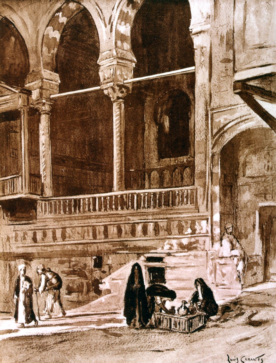 कादी बीट अल-क़ादी, काहिरा, मिस्र, 1928 का घर द्वारा लुई कैबन्स