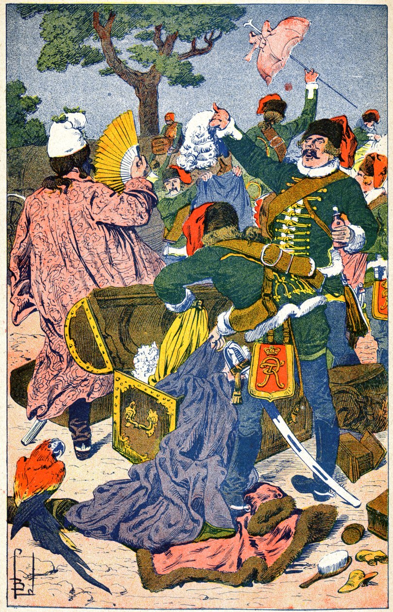 7 साल का युद्ध (1756-1763) द्वारा लुई चार्ल्स ने बमबारी की