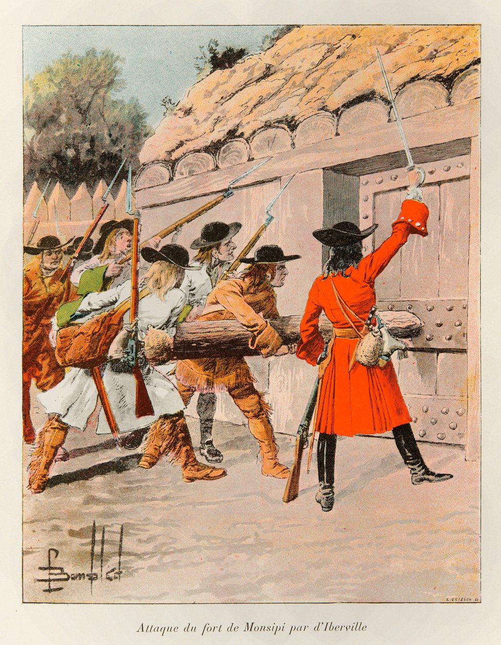 बॉम्बल्ड लुइस (1862 - 1927); पियरे लेमोयने डी'इबरविले (1661-1706), जून 20 द्वारा लुई चार्ल्स ने बमबारी की