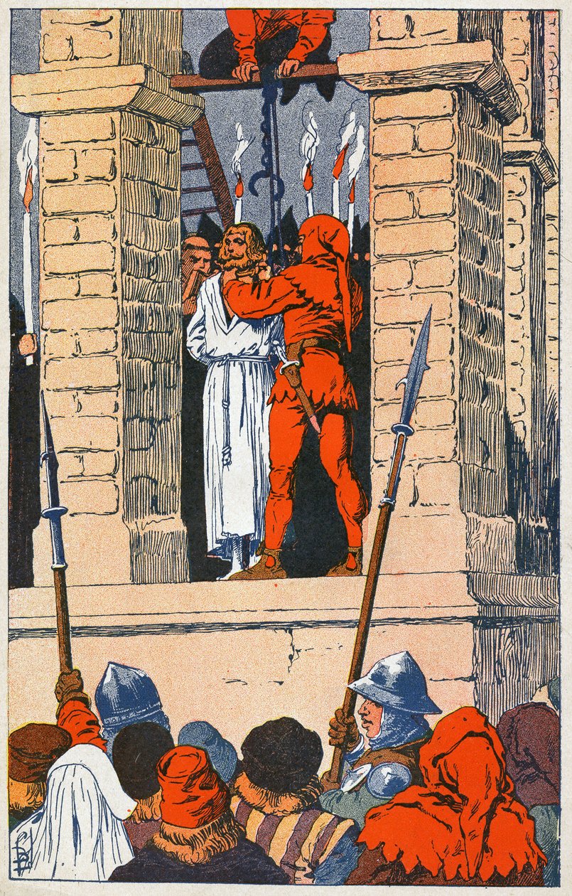 Enguerrand de Marigny . द्वारा फांसी द्वारा लुई चार्ल्स ने बमबारी की