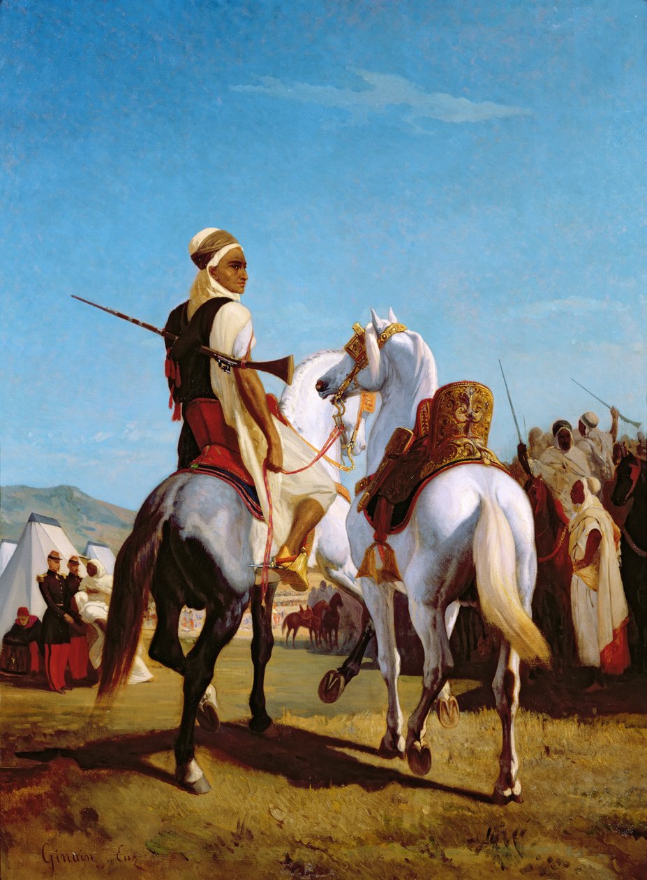 द हॉर्स ऑफ़ गैडा, या द हॉर्स ऑफ़ सबमिशन, 1864 द्वारा लुई यूजीन जिनैन