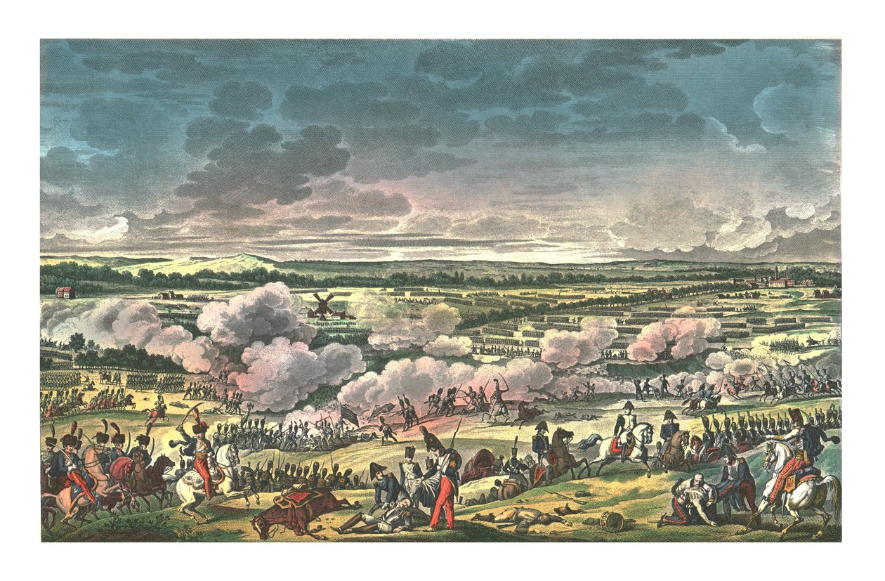 मोंट-सेंट-जीन की लड़ाई, जिसे वाटरलू के नाम से जाना जाता है, 18 जून 1815, c1850 द्वारा लुइस फ्रेंकोइस कूप